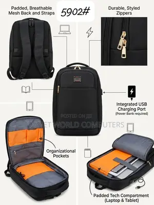 Wiersoon Quality Laptop Backback Bag
