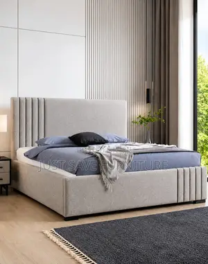 5x6 Modern Upholstered Bed | Premium Fabric Bed Frame