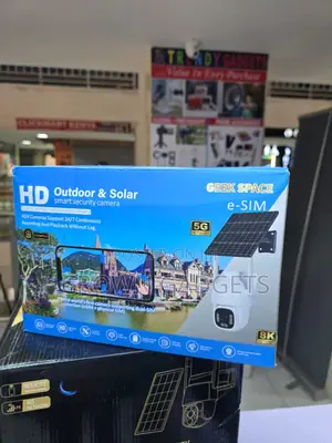Geek Space Solar CCTV Camera Ultra Hd Dual Sim