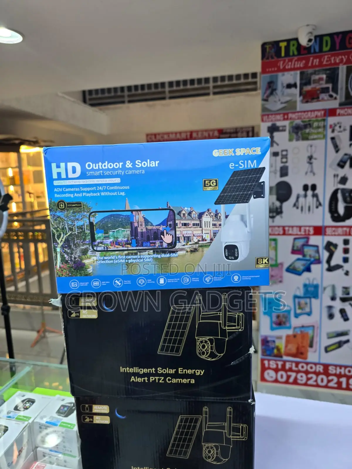 Geek Space Outdoor Solar CCTV Camera With Esim Support