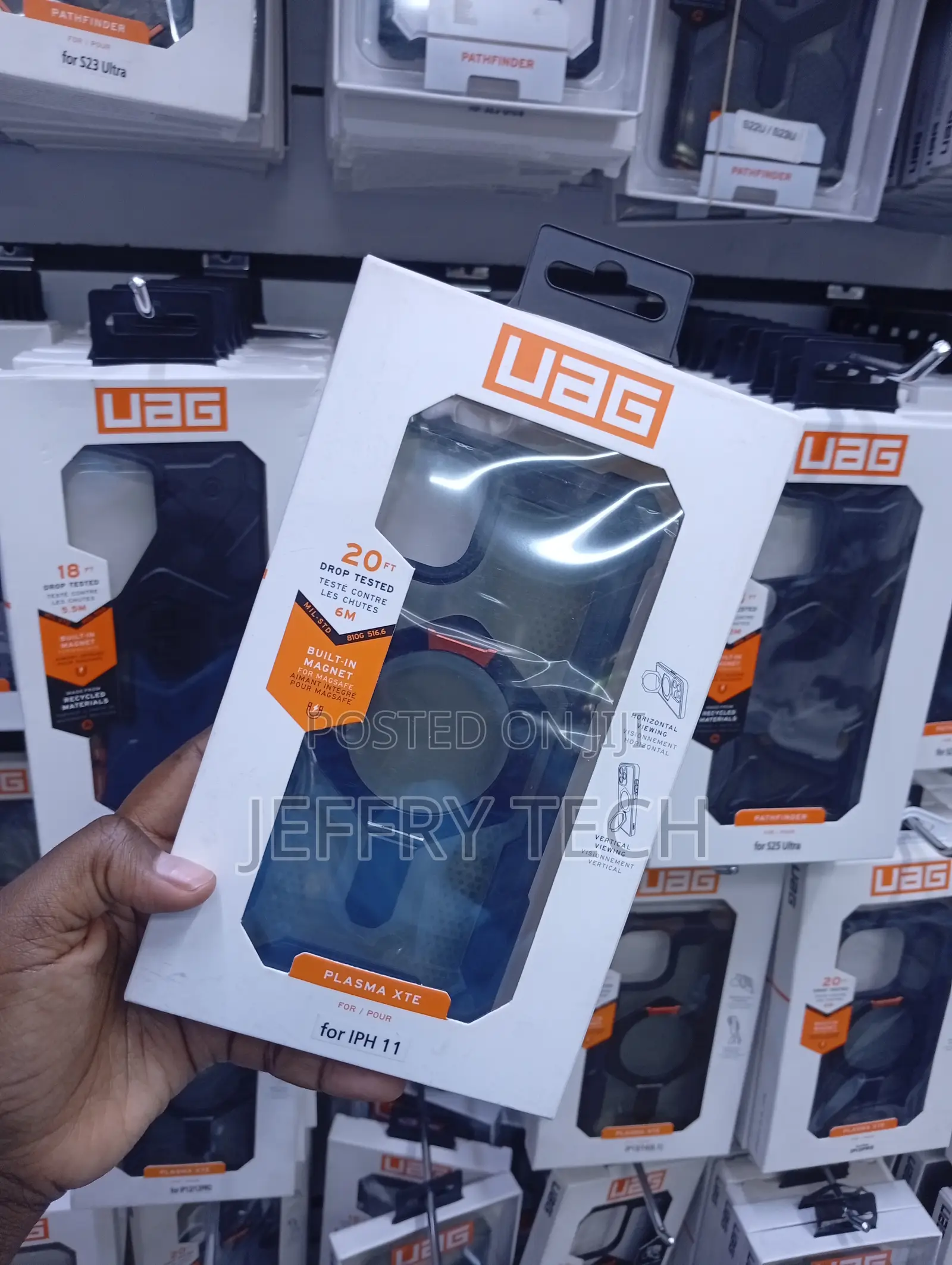 iPhone 11,Integrated Fold-Out Metal Kickstand Casing