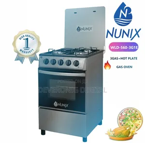 Nunix Big 60×65 3+1 Freestanding Cooker With Electric Oven,Jet Valve