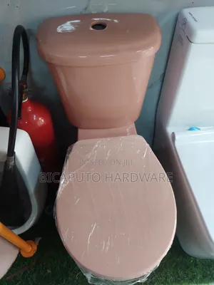 Wc Close Couple Pink Toilet