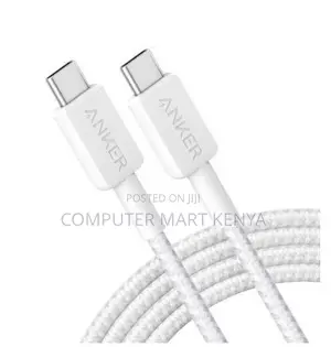 Anker 322 Usb-a to Usb-C Cable (3ft Braided) White