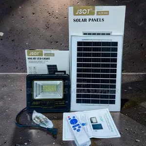 1 Year Warranty 100w Watts Outdoor Security Led Solar Flood Light