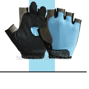 Gym Anti Slip Half Finger Gloves Breathable Dumbbell Gloves
