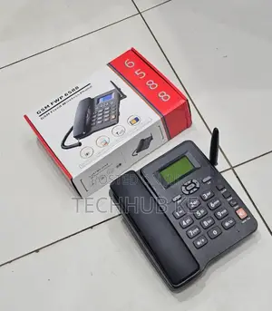 Wireless Landline Phone 6588 With LCD Display Antenna Fixed GSM