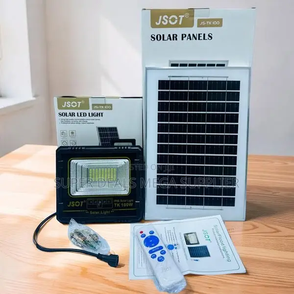 Multiple Control 100w Watts Outdoor Security Led Solar Flood Light
