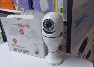 Smart Bulb Camera | 360° PTZ Wifi CCTV for Home Office