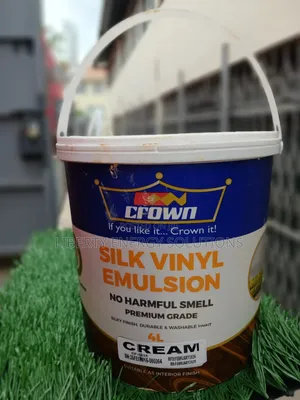 Crown Silk Vinyl Emulsion Cream 4litre