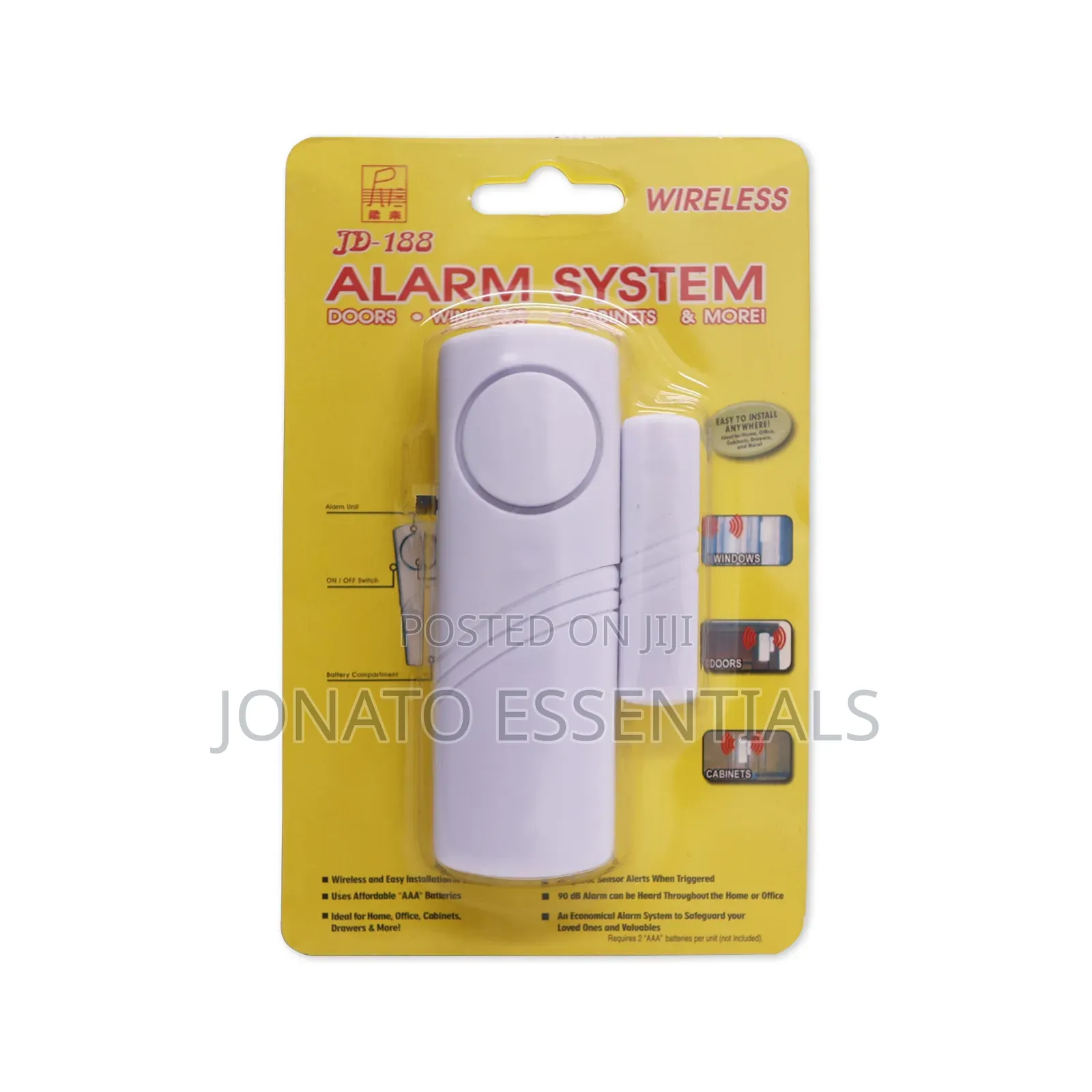 Wireless Door And Window Security Alarm System - Jd-188 Sensor
