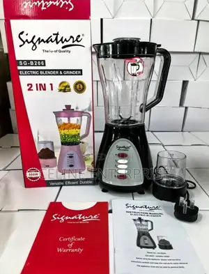 Signature 2in1 Electric Blender With Grinder (500w)