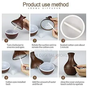 Wooden Ultrasonic Humidifier Diffuser