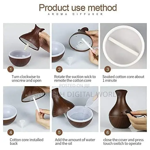 Wooden Ultrasonic Humidifier Diffuser