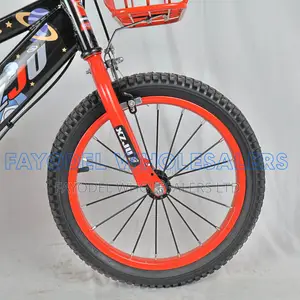 Black Red Xziu Kids Bike With Basket