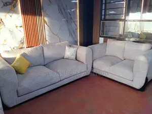 5-Seater Sofa Set (3+2) – Mahogany