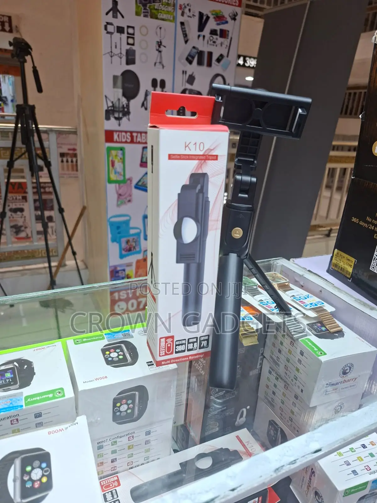 Selfie Stick With Bluetooth Remote and Tripod Stand