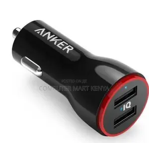 Anker Powerdrive 2 24w 2-Port Car Charger (Black)