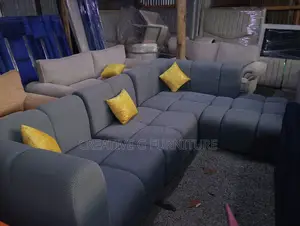 7-Seater L-Shaped Sofa – Bubble Design Luxury