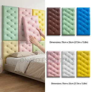 3d Foam Wall Panels Self Adhesive Waterproof Headboard Stickers