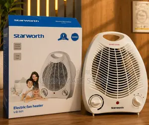 Starworth Electric Fan Heater With Adjustable Thermostat