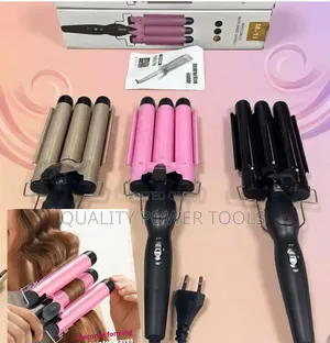 New Design Ceramic Hair Curler Tong Tourmaline With 3 Barrel Hair