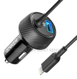 Anker Powerdrive 2 Elite With Lightning Connector Black (Car)