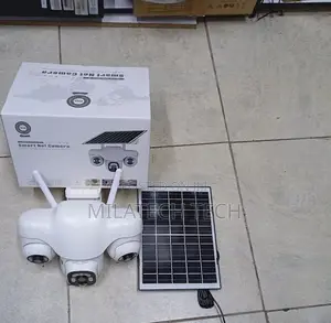V380 4g Triple Lens Surveillance Camera – 360° Coverage