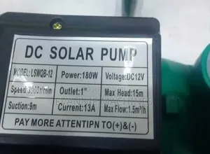 Dc Solar Booster Pump