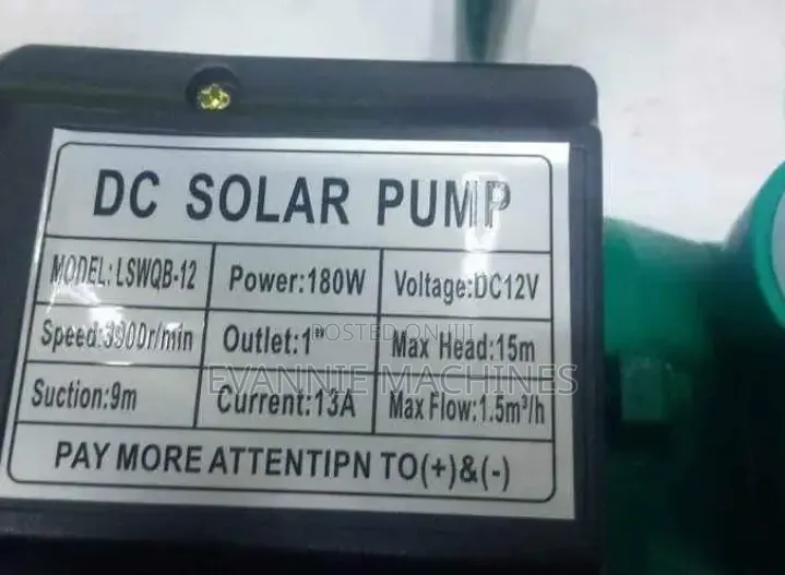 Dc Solar Booster Pump