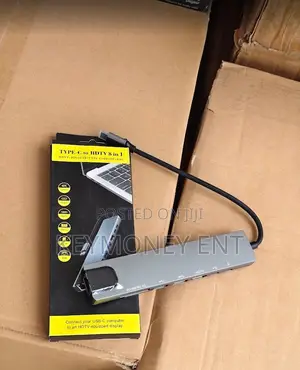 Macbook Type C 8 in 1 Adapter With Usb C Lan Hdmi Micro Sd Usb 3.0