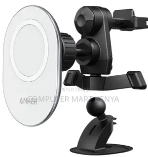 Anker Powerwave Magnetic Charging Car Mount Black+White(Car)