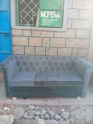 Grey 3 Seater Chester Sofa