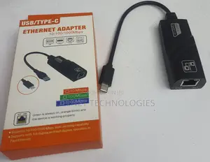 Type-C to Ethernet Converter – High-Speed Usb-C Lan Adapter