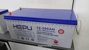 Hepu 12-200ah Valve-Regulated Deep Cycle Gel Battery
