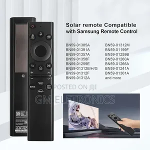 Replacement Remote for 2019–2026 Samsung Tv - Solar, Charging Voice