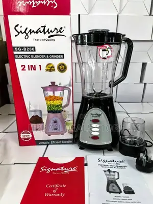 Signature 2-in-1 Electric Blender With Grinder
