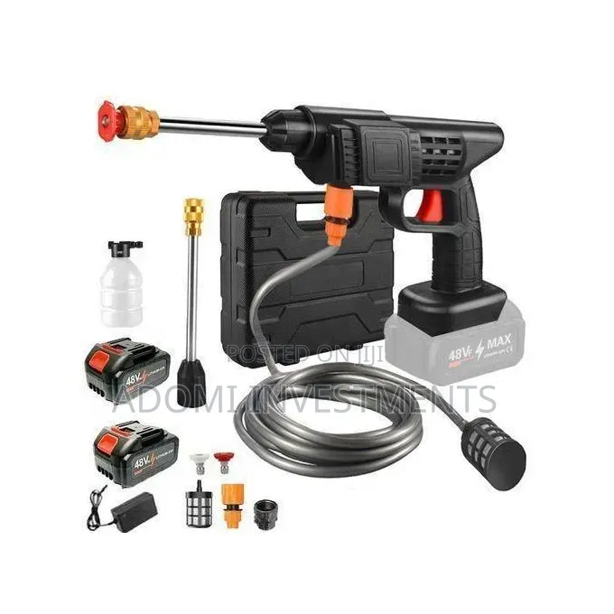 Wireless Car Wash Spray Gun Machine With 2 Portable Lithium Battery