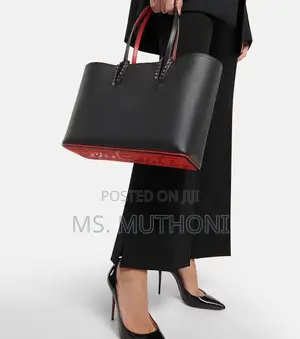 Black Christian Louboutin Cabata Tote Bag