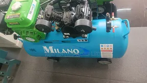 Milano 100l Petrol Air Compressor 6.5hp Double Piston – Heavy Duty