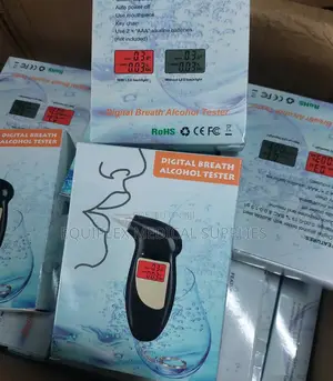Digital Alcohol Tester / Alcohol Blow (With Mouthpieces)