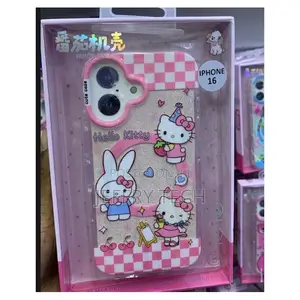 Cute Cartoon Tpu Case for Apple iPhone 16 in My Melody Pink - Slim,