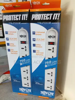 Tripp Lite 6 Universal Outlets Power Extension - White
