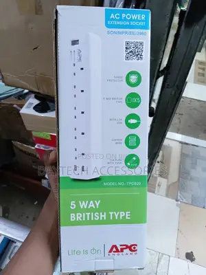 This Apc-Branded 5-Way Ac Power Extension Socket.
