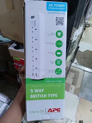 This Apc-Branded 5-Way Ac Power Extension Socket.