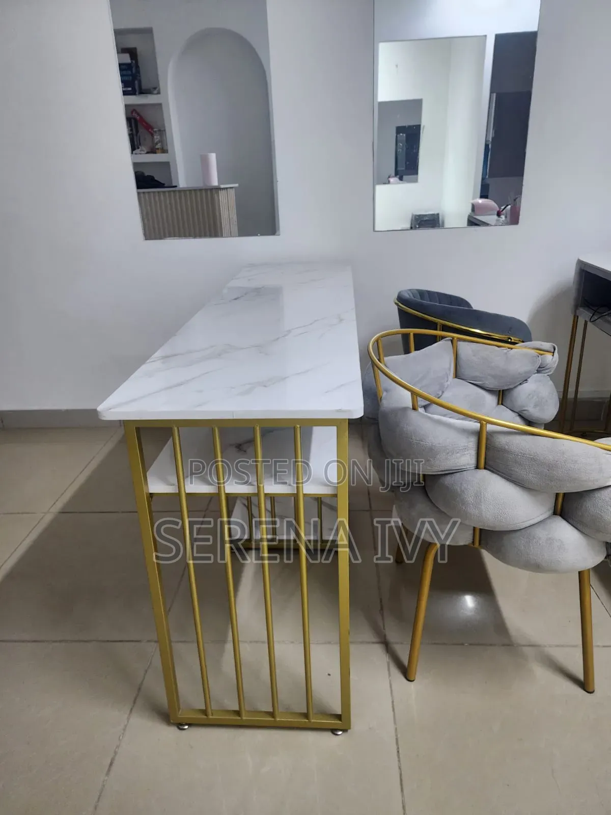 Salon Manicure Table With Drawer