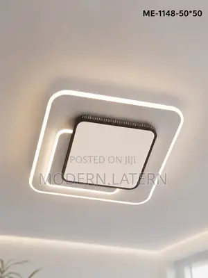 Modern Led Ceiling Light 500×500mm – Minimalist Square Ceiling