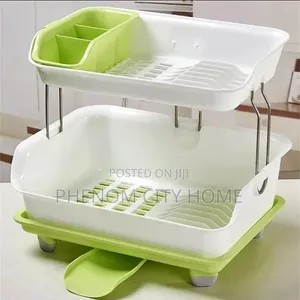 2 Tier Plastic Dishrack