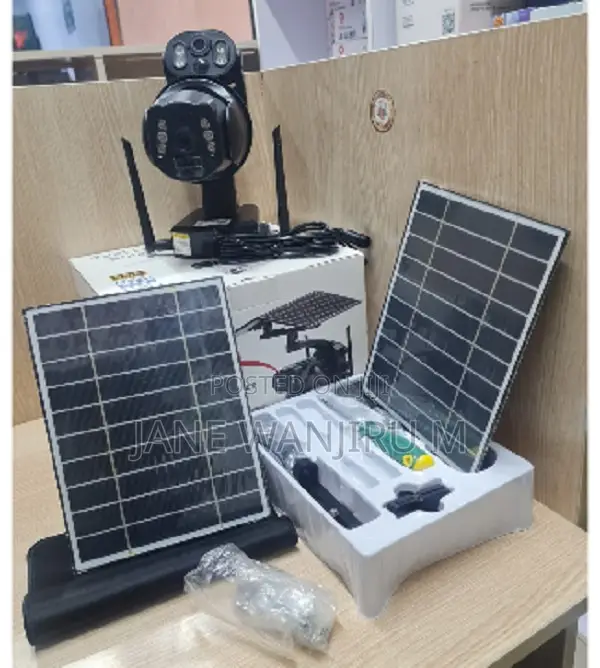 Ubox 6mp Dual Lens Solar Camera – 4g PTZ CCTV With Motion Detection