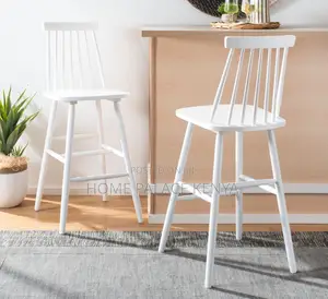 Kitchen Stool: Spindle Back High Bar Stool